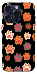 Чохол Colorful Paws для iPhone 15 Pro