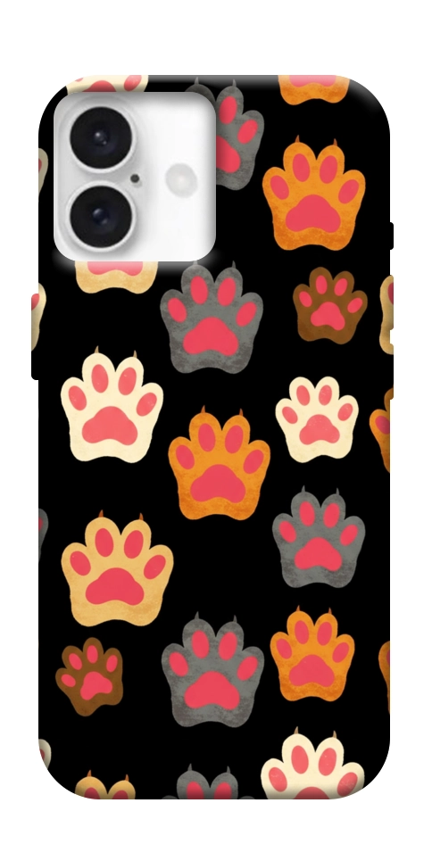 Чохол Colorful Paws для iPhone 16