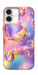 Чехол Neon bubbles для iPhone 16 Plus