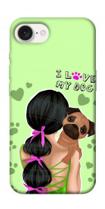 Чехол Love my dog для iPhone 16e