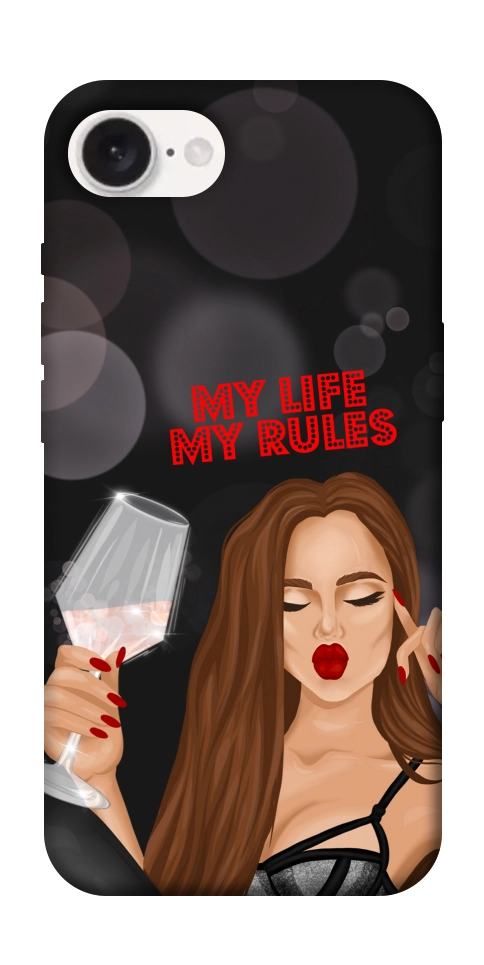 Чехол My life my rules для iPhone 16e