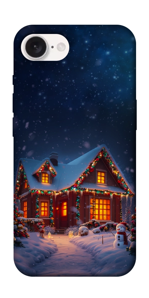 Чохол Santa's house для iPhone 16e