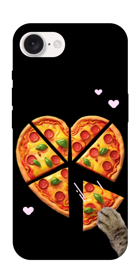 Чехол Pizza Love Cat для iPhone 16e