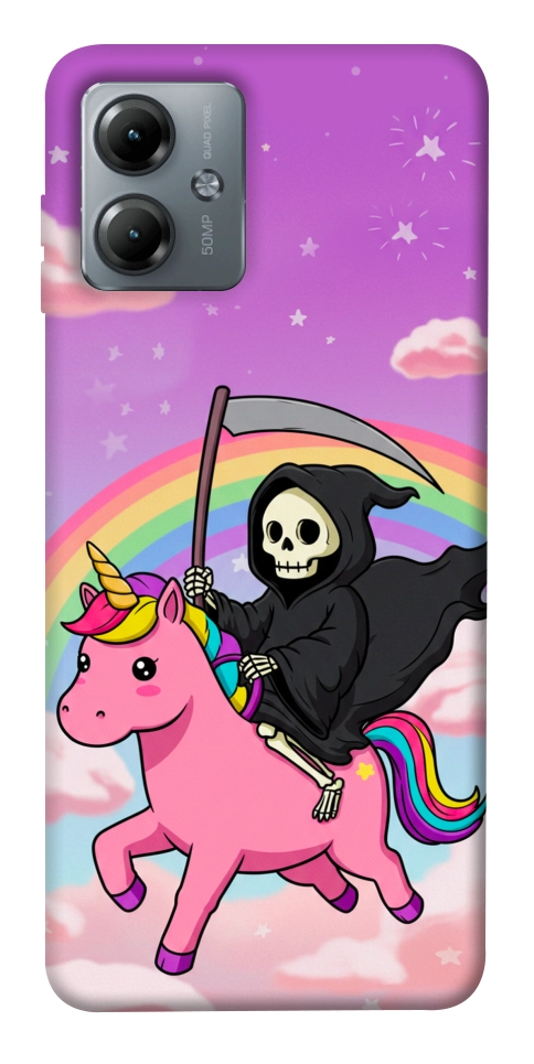 Чехол Grim reaper corn для Motorola Moto G14