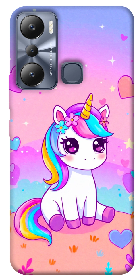 Чехол Cute unicorn для Infinix Hot 20i