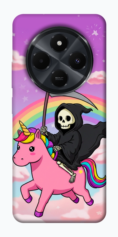 Чехол Grim reaper corn для Xiaomi Redmi 14C