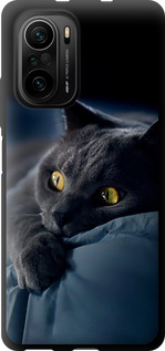 Чохол для Xiaomi Mi 11i Димчастий кіт (Сірий)