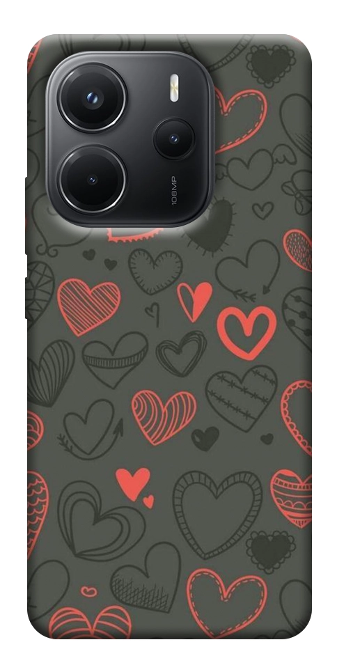 Чохол Милі серця для Xiaomi Redmi Note 14 4G (Int. version)