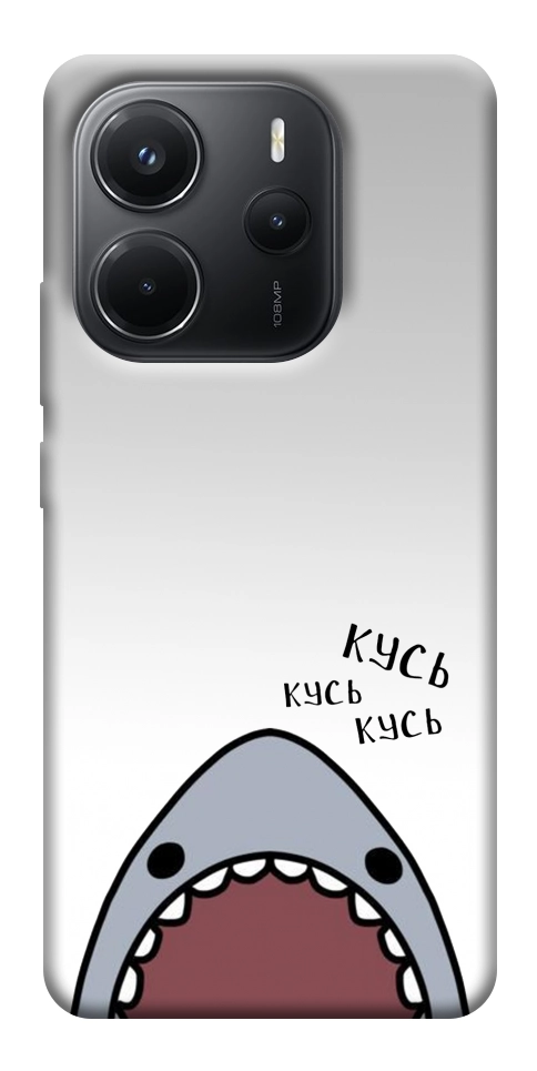 Чехол Акула кусь кусь для Xiaomi Redmi Note 14 4G (Int. version)