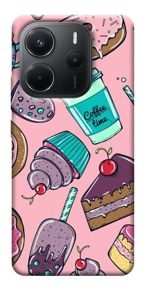 Чехол Coffee time для Xiaomi Redmi Note 14 4G (Int. version)