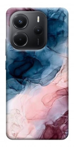 Чохол Рожево-блакитні розводи для Xiaomi Redmi Note 14 4G (Int. version)