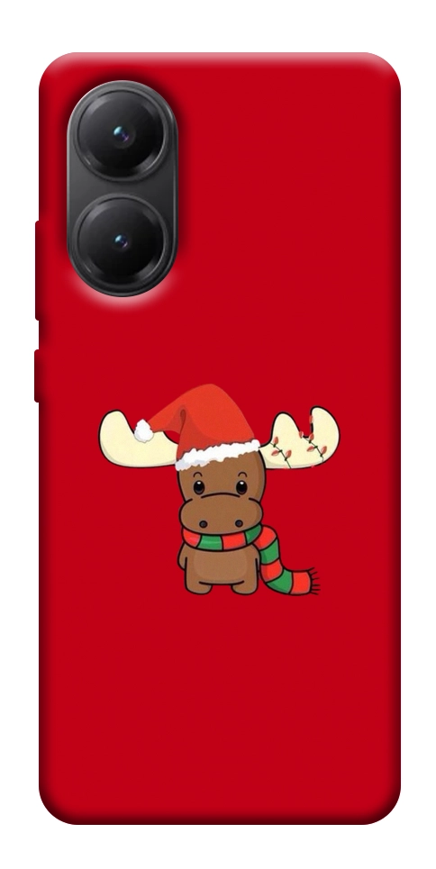 Чехол Праздничный бычок для Xiaomi Poco X7 Pro