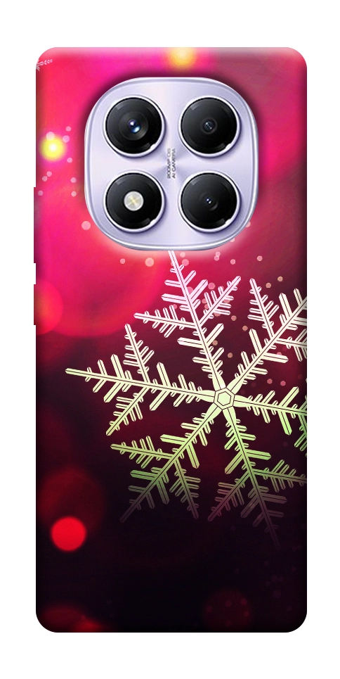 Чехол Снежинки для Xiaomi Poco X7