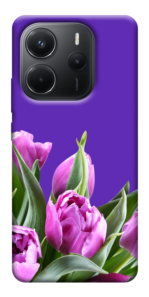 Чехол Тюльпаны для Xiaomi Redmi Note 14 4G (Int. version)