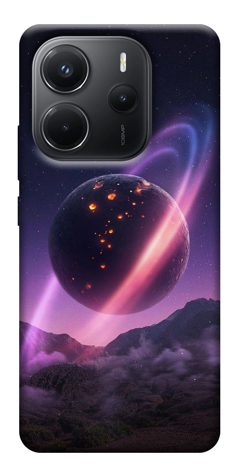 Чехол Сатурн для Xiaomi Redmi Note 14 4G (Int. version)