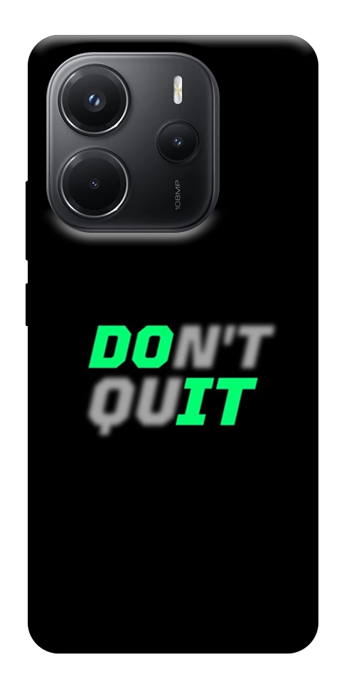 Чехол Don't quit для Xiaomi Redmi Note 14 4G (Int. version)