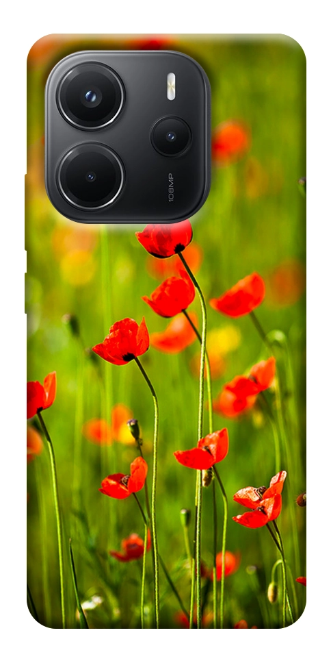 Чехол Маковое поле для Xiaomi Redmi Note 14 4G (Int. version)