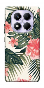 Чехол Tropic flowers для Xiaomi Redmi Note 14 Pro 4G