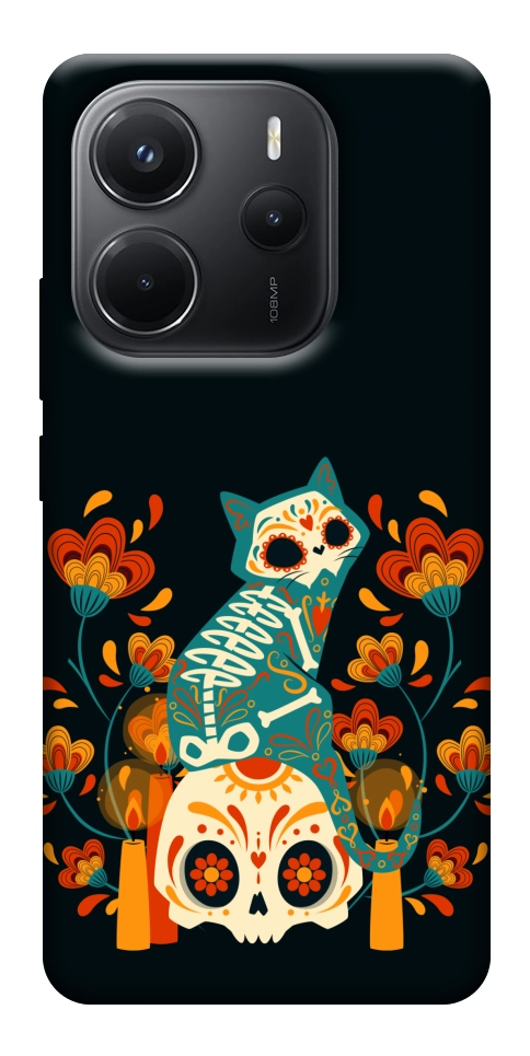 Чехол Bones and Blooms для Xiaomi Redmi Note 14 4G (Int. version)