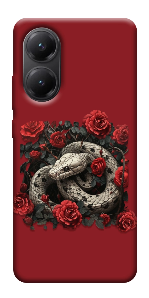 Чехол Roses snake для Xiaomi Poco X7 Pro