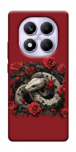 Чохол Roses snake для Xiaomi Redmi Note 14 Pro 4G