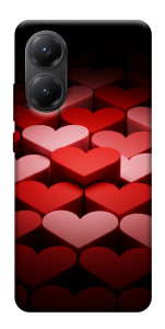 Чехол Hearts pattern для Xiaomi Poco X7 Pro