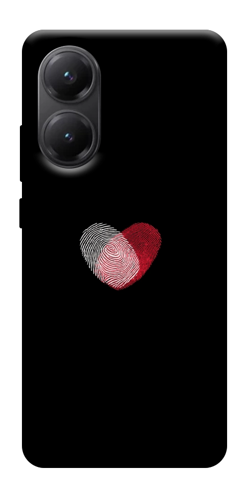 Чохол Fingerprint heart для Xiaomi Poco X7 Pro