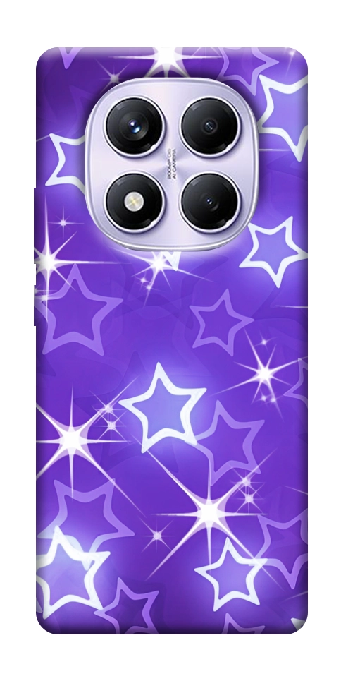 Чехол Purple sparkles для Xiaomi Poco X7