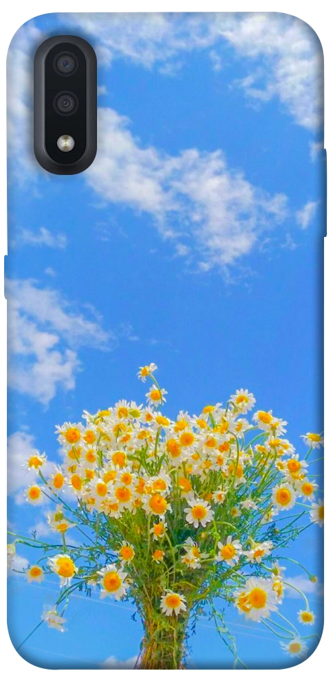 Чохол Sky flowers для Galaxy A01