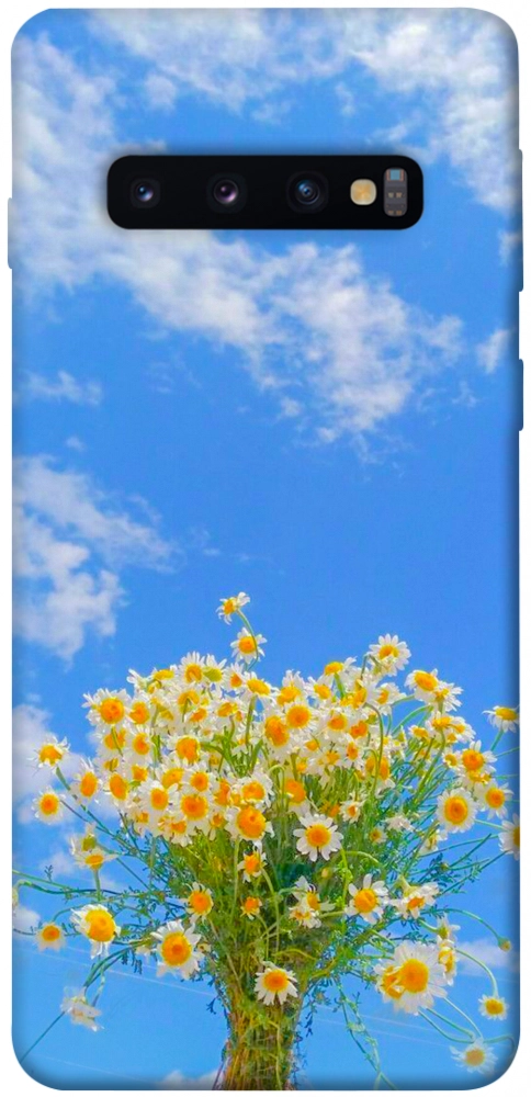 Чехол Sky flowers для Galaxy S10 (2019)