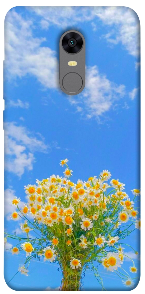 Чехол Sky flowers для Xiaomi Redmi Note 5 (Single Camera)