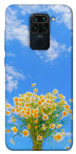 Чехол Sky flowers для Xiaomi Redmi Note 9