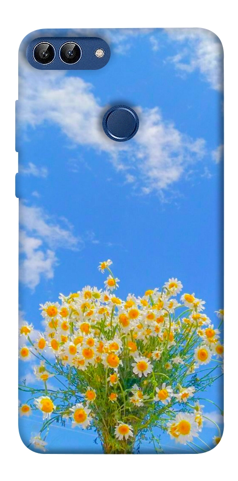 Чехол Sky flowers для Huawei P Smart