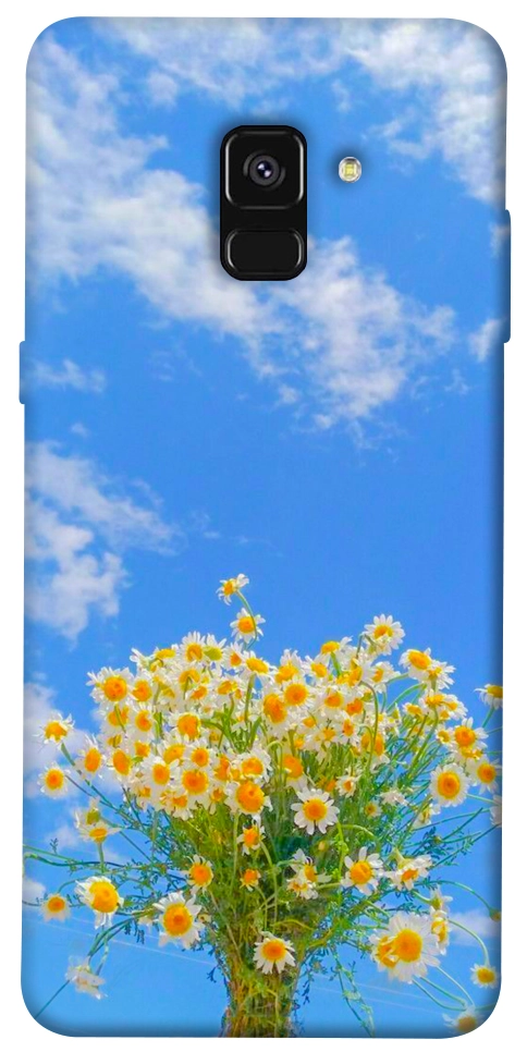 Чохол Sky flowers для Galaxy A8 (2018)