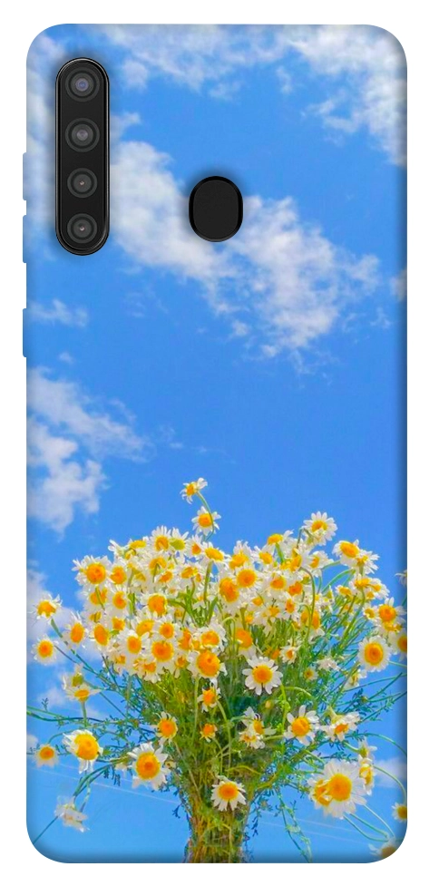 Чохол Sky flowers для Galaxy A21