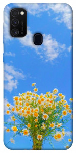 Чехол Sky flowers для Samsung Galaxy M30s