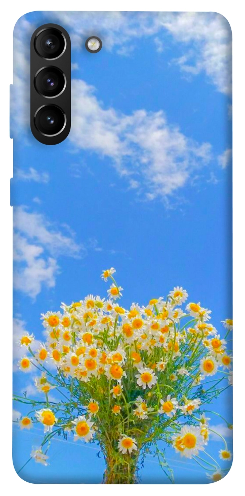 Чехол Sky flowers для Galaxy S21+