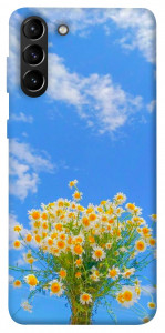 Чехол Sky flowers для Galaxy S21+