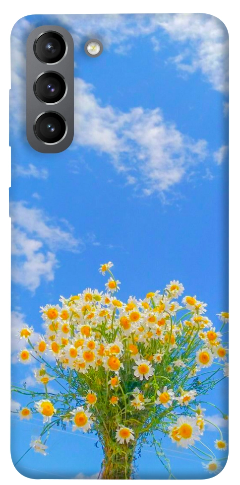 Чехол Sky flowers для Galaxy S21