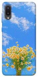 Чохол Sky flowers для Galaxy A02