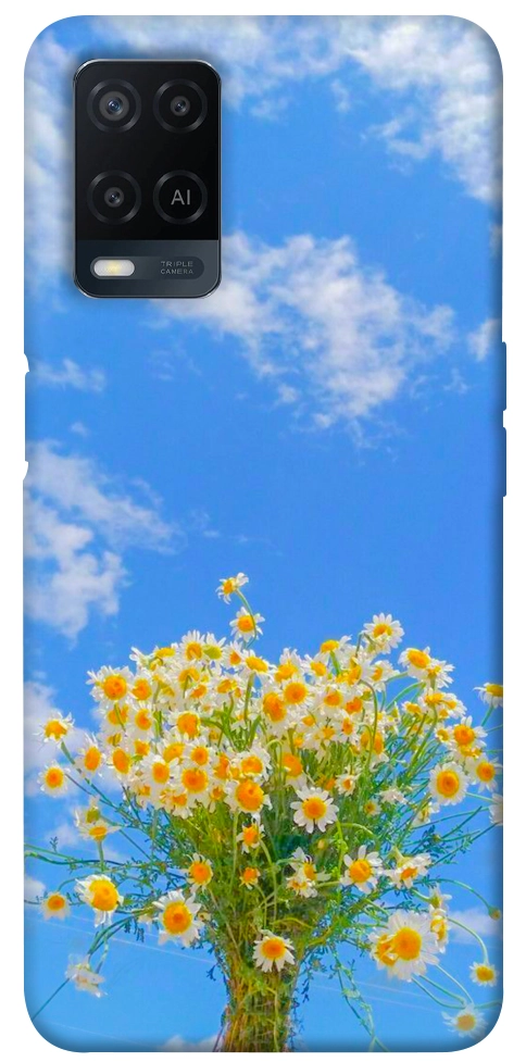 Чохол Sky flowers для Oppo A54 4G