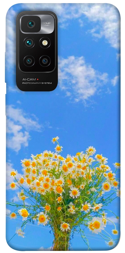 Чехол Sky flowers для Xiaomi Redmi 10