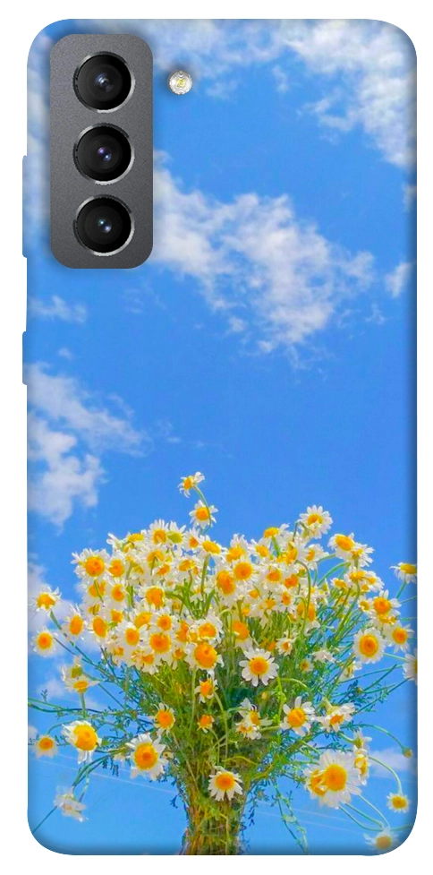 Чехол Sky flowers для Galaxy S21 FE