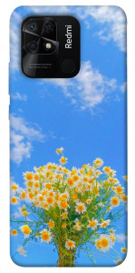 Чохол Sky flowers для Xiaomi Redmi 10C