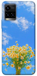 Чохол Sky flowers для Vivo Y33s