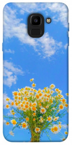 Чохол Sky flowers для Galaxy J6 (2018)