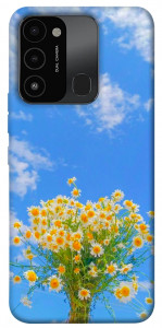 Чехол Sky flowers для TECNO Spark 8C