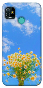 Чехол Sky flowers для TECNO Pop 5