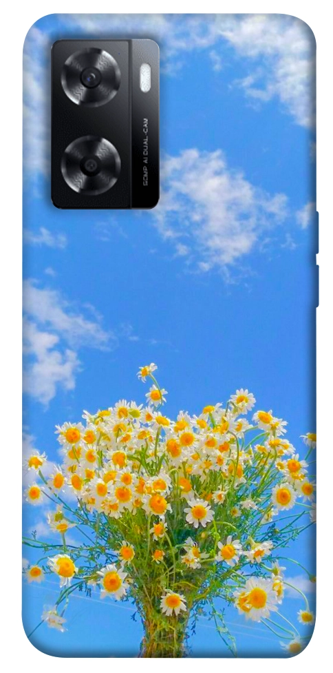 Чехол Sky flowers для Oppo A57s