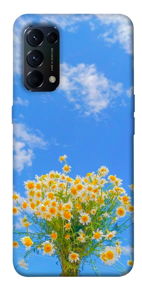 Чохол Sky flowers для Oppo Reno 5 4G